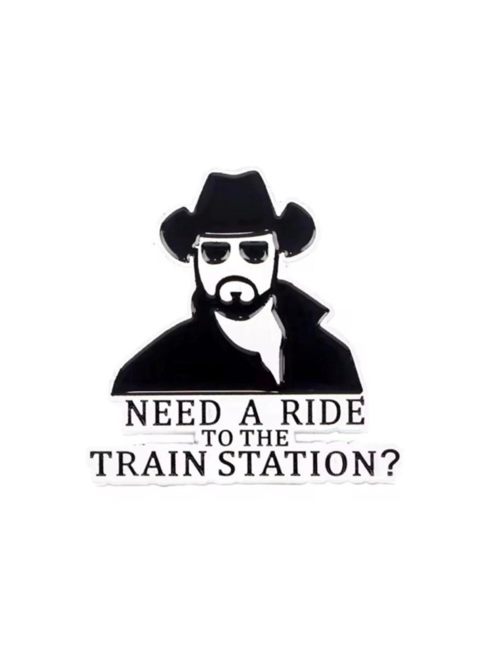 Rip From Yellowstone TV Show Cowboy Enamel Pin